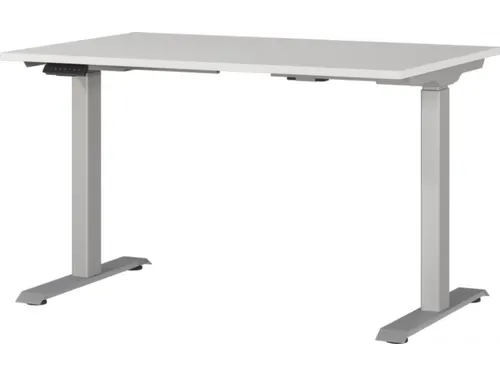 Elektrisch ihv bureau,HxBxD 720-1200x1200x800mm,blad lichtgrijs