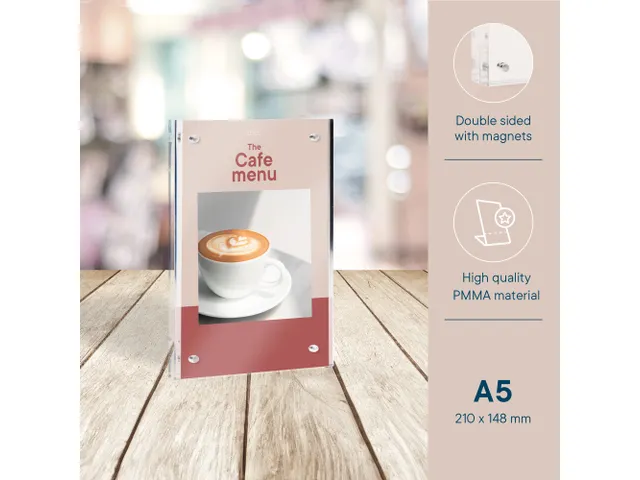 Europel Kaarthouder Luxe A5 Acryl