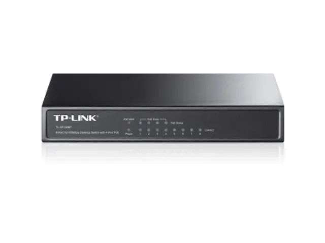 8-Poorts PoE Switch 4 PoE Ports