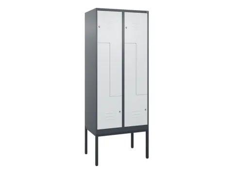 armoire vestiaire Z HxlxP 2120x800x500mm larg. compart. 200/400mm