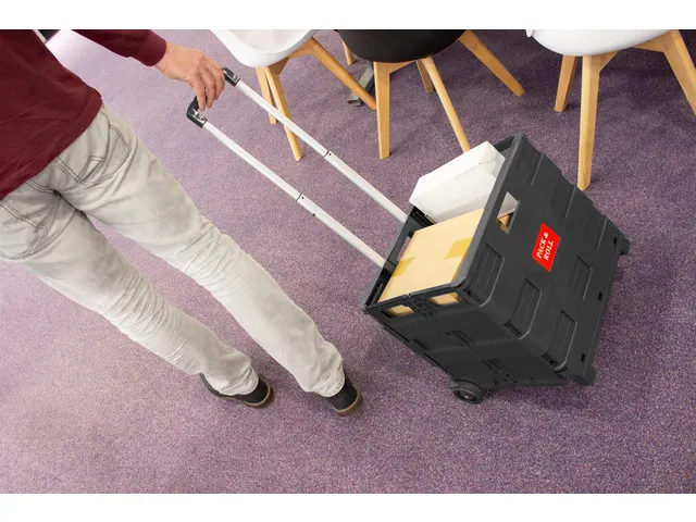 Opvouwbaar krat Seco Zwart tot 25kg