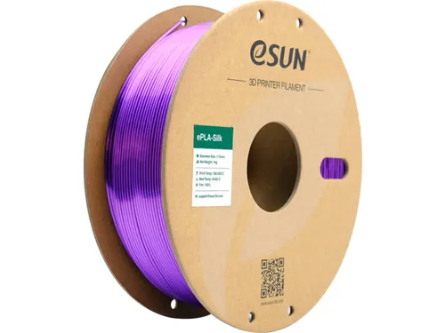 eSUN 3D printer Filament ePLA-Silk 1,75mm Paars 1kg
