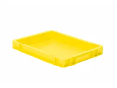 Euronorm-Stapelbak 4.5l 50x 400x 300mm Wanden/Bodem Gesloten Geel