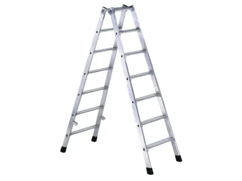 Boktrap Aluminium L 1 61M 2X7Treden Dubbelzijdig