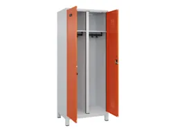 locker voor scheiding van kleding,HxBxD 1950x800x500mm,2vak