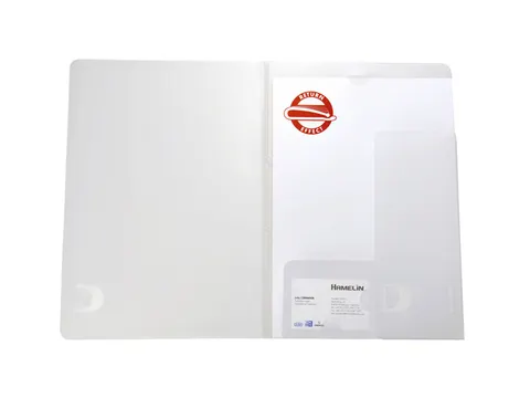 Offertemap Oxford A4 met insteektas 2 kleppen 0,5mm PP transparant