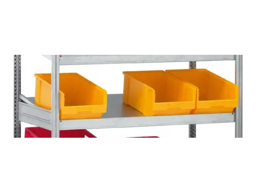 schuin legbord,v. Kanban-stelling,BxD 1300x600mm,verzinkt