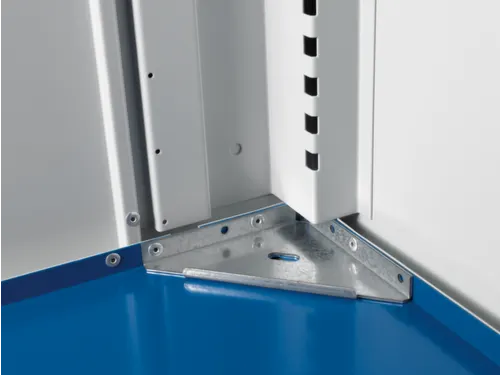 ladekast HxBxD 900x1050x650mm 5 laden romp Ral7035 front Ral3004 staal