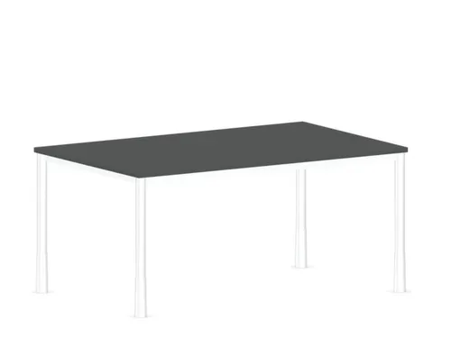 In hoogte verstelbaar bureau,HxBxD 720-840x1600x1000mm,MS-donkergrijs