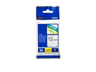 Labeltape Brother P-touch TZe-M31 mat 12mm zwart op transparant - 1