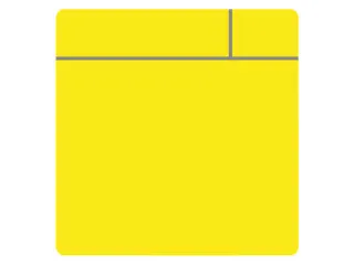 Magneet scrum 75x75mm geel 5 stuks - 2