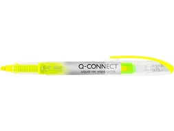 Q-connect Liquid Ink markeerstift Schuine punt Geel
