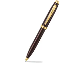 Balpen Sheaffer 100 E9370 Coffee brown PVD gold - 1