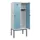 schoollocker,HxBxD 1950x800x500mm,2vak,vak B 400mm,draaigrendel