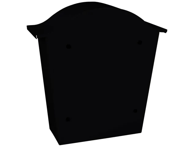 Wandbrievenbus Tatifan Zwart Staal