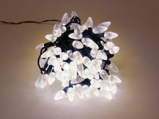 Strawberry Light LED - 12m - 120 Warm Witte Lampjes - Groene Draad -