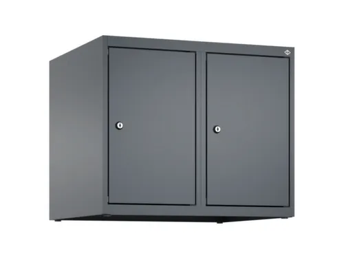 opzetkast,v. locker,2vak.,vak B 300mm,HxBxD 500x600x500mm,cilinderslot