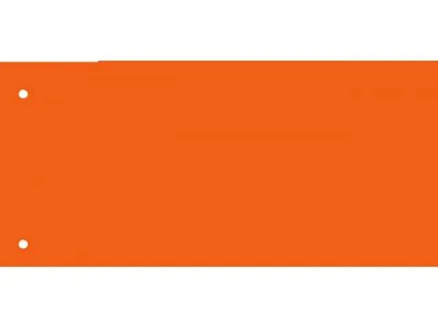 Scheidingsstrook Qbasic 240x105mm 50 stuks oranje