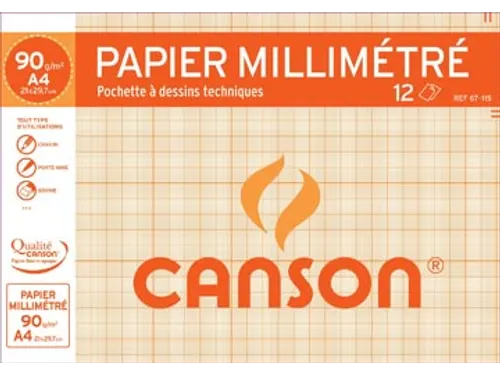 Canson Millimeterpapier A4