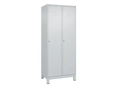 locker,HxBxD 1950x800x500mm,2vak,vak B 400mm,cil.-slot,voeten