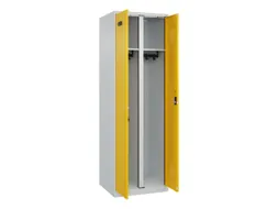 locker voor scheiding van kleding,HxBxD 1850x600x500mm,2vak