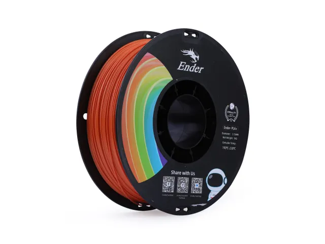 Creality 3D printer Filament Ender PLA+ 1,75mm Oranje 1kg