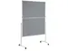 Tableau d'information pliable MAULpro textile gris 150x120cm