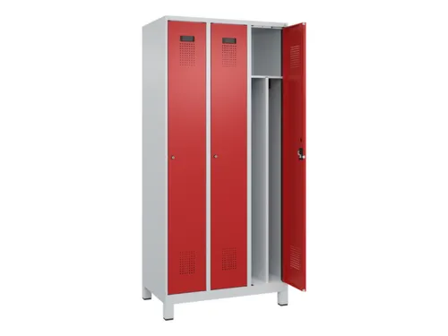 locker voor scheiding van kleding,HxBxD 1950x900x500mm,3vak