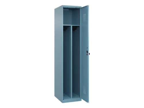 locker voor scheiding van kleding,HxBxD 1850x400x500mm,1vak