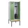 locker met bank,HxBxD 2120x800x815mm,2vak,vak B 400mm,draaigrendel