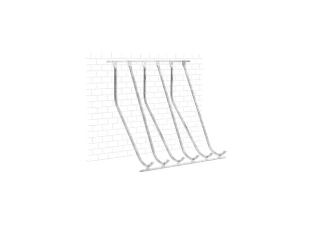 range vélos semi-vertical,L 2100mm,6emplacements de réglage