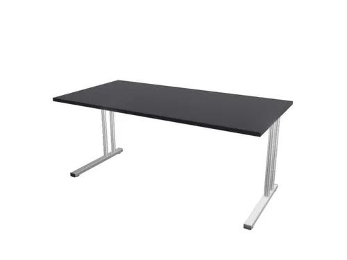 In hoogte verstelbaar bureau,HxBxD 720-840x1600x800mm,CC-zwart