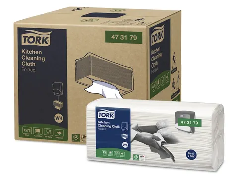Tork 473179 Kitchen Cleaning Gevouwen Reinigingsdoek Wit