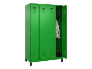 locker,HxBxD 1950x1200x500mm,4vak,vak B 300mm,cil.-slot,voeten - 1