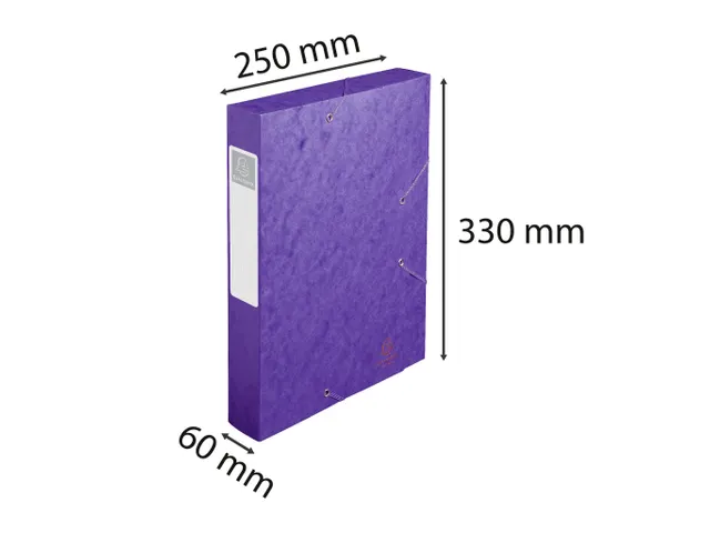 CARTOBOX glanskarton rug 60mm paars
