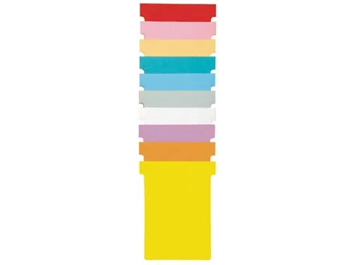 T-planbordkaarten index 1,5, ft 53 x 45 mm, wit