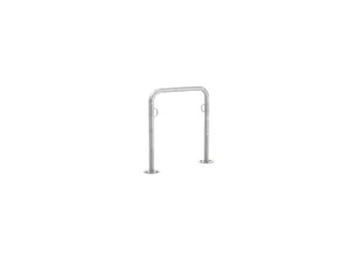 fietsbeugel,L 750mm,staal,ronde buis,m. stalen ogen,v. vastschroeven - 1