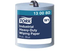 Poetspapier Tork 130080 W1 Heavy-Duty Premium 3-laags 750 vel blauw