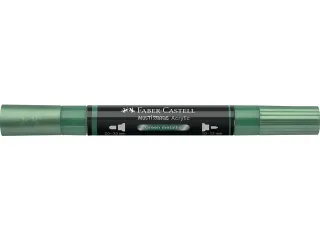 Acrylmarker Faber-Castell Multimark 295 green metallic - 4