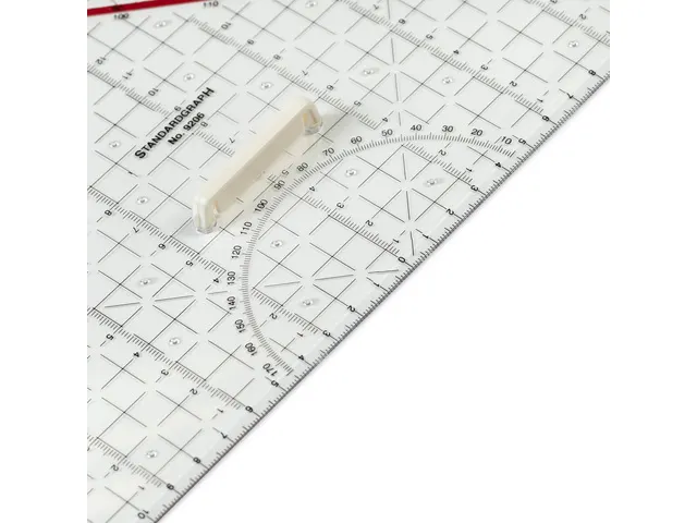 Tekendriehoek Standardgraph 32cm met afneembare greep kunststof
