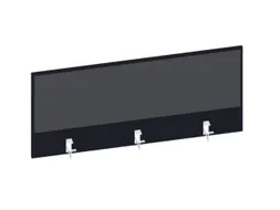 baliepaneel v. bureau aanbouw achter CC-zwart BN8010-antraciet 1200mm
