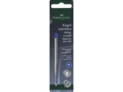 Recharge stylo bille Faber-Castell M bleu X-soft Blister