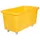 Verrijdbare Rechthoekige Bak 450 Liter Hxbxd 737X1308X699Mm Pe Geel