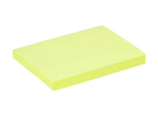 Memoblok Quantore 76x101mm geel