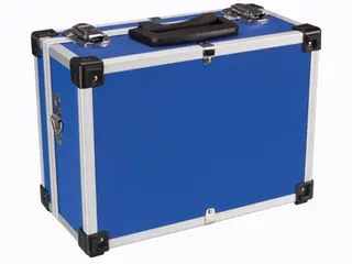Aluminium Gereedschapskoffer 320x230x155mm 11.4 Liter Blauw - 1