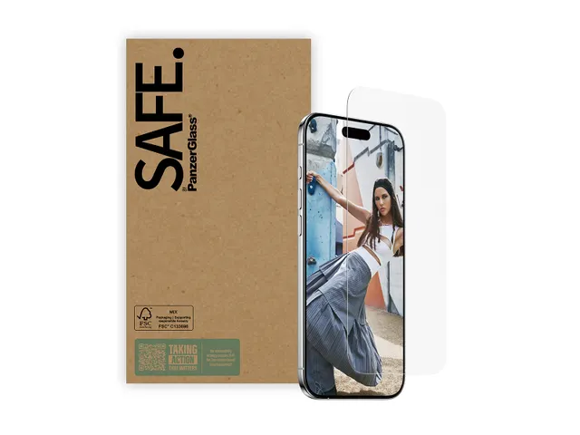 PanzerGlass SAFE. by Screen Protector iPhone Air | Ultra-Wide Fit |