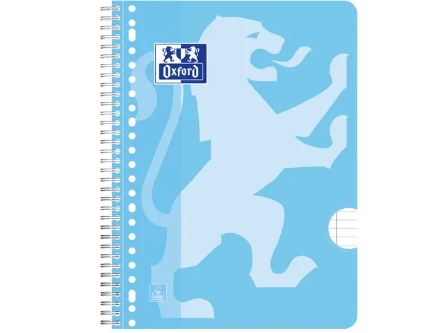 Collegeblok Oxford School A4+ lijn 23-gaats 160 pagina's 80gr pastel a