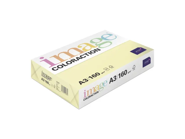 Papier copieur Desert Jaune clair A3 160g 250 feuilles