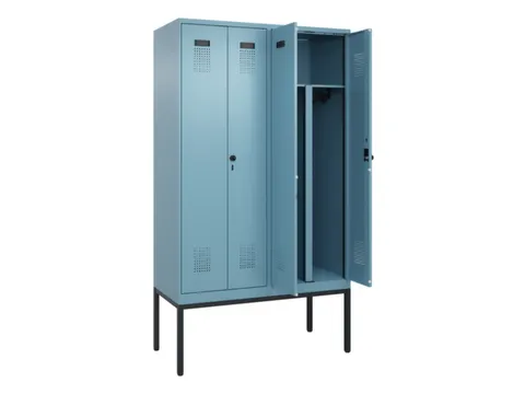PBM-locker,HxBxD 2120x1200x500mm,4vak,vak B 300mm,draaigrendel