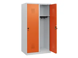 schoollocker,HxBxD 1530x800x500mm,2vak,vak B 400mm,draaigrendel